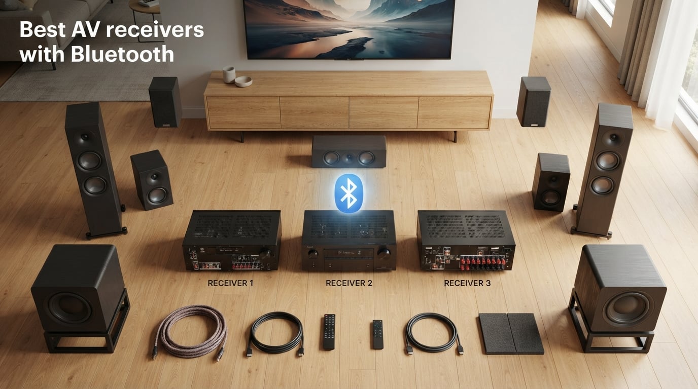 Best AV receivers with Bluetooth