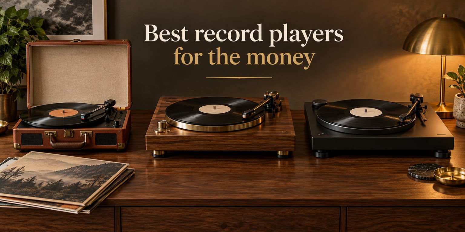 Best record players for the money
