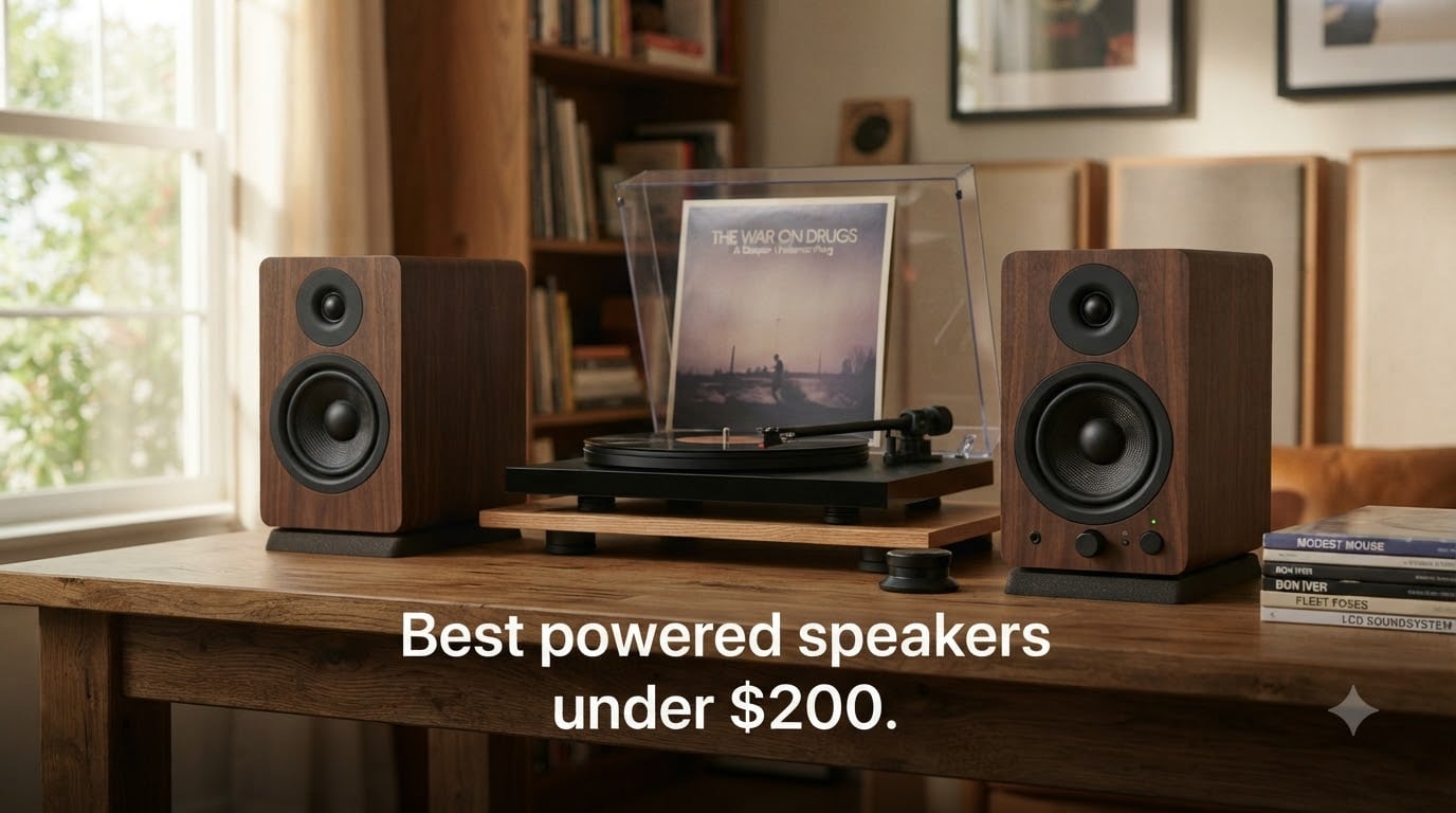 Best powered speakers under $200