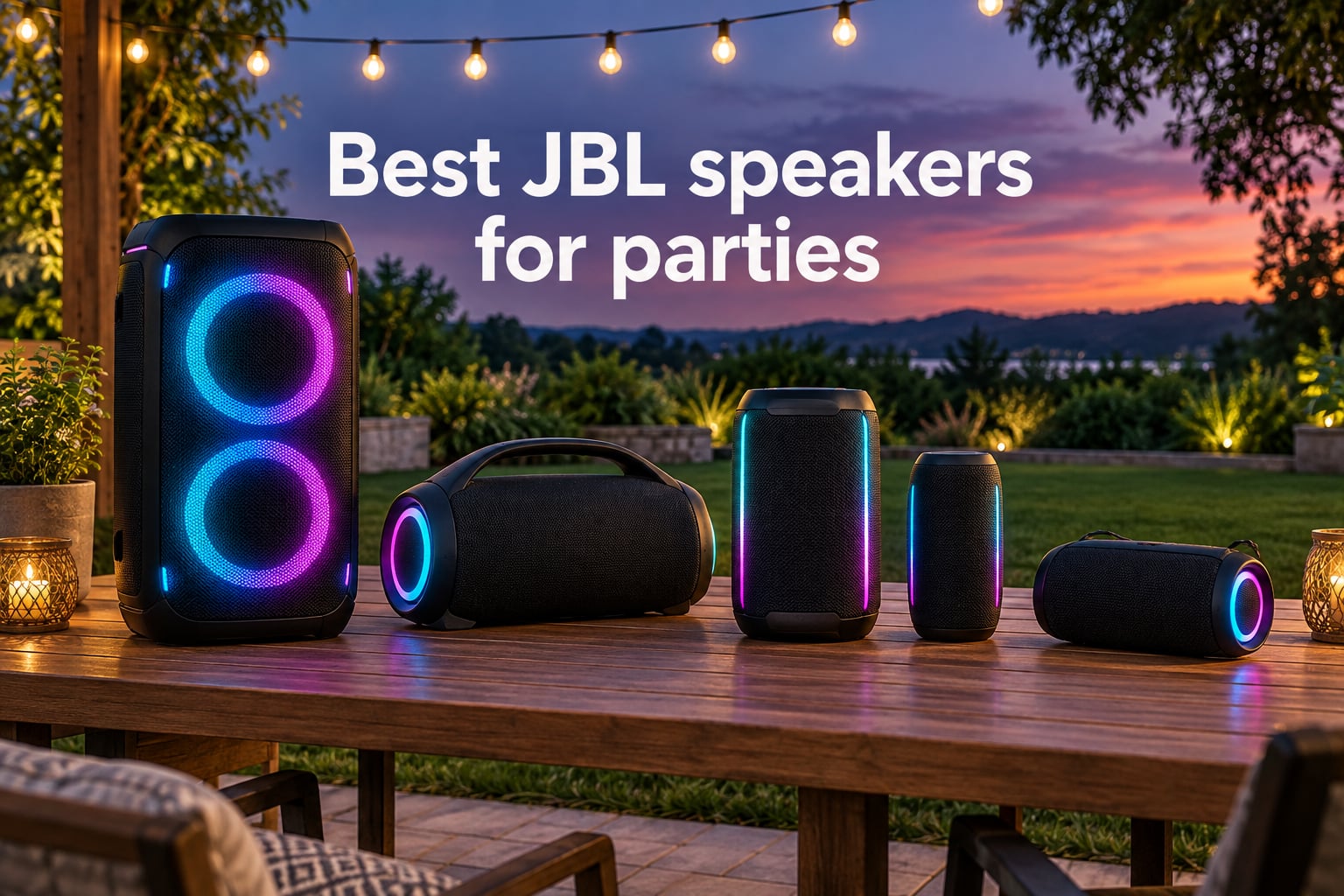 Best JBL speakers for parties