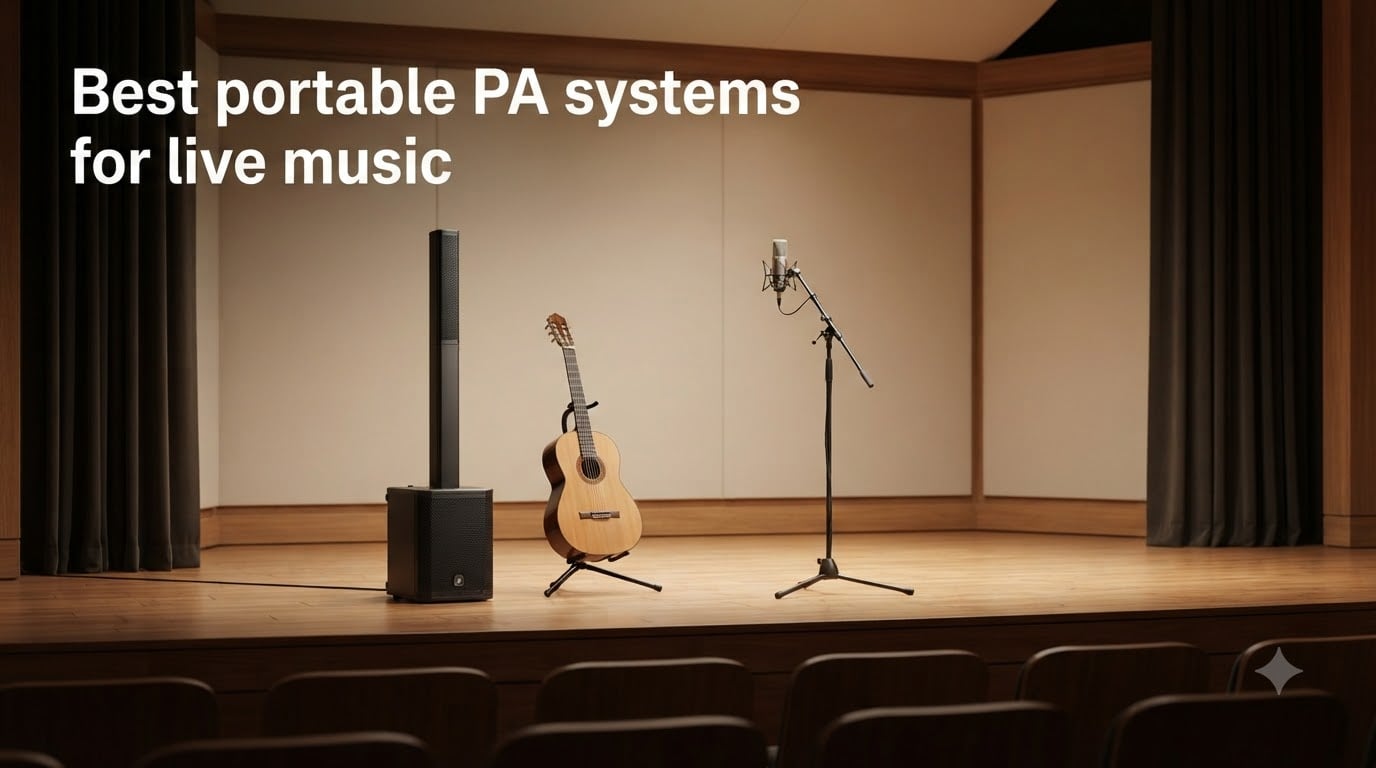 Best portable PA systems for live music