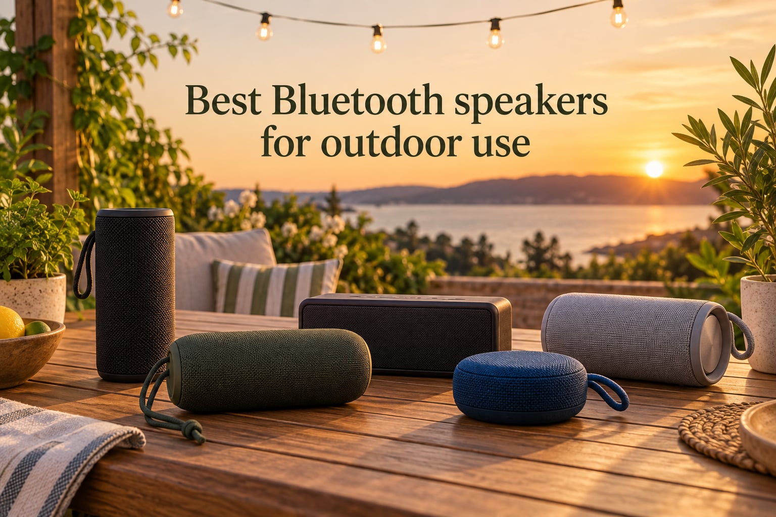 Best Bluetooth speakers for outdoor use