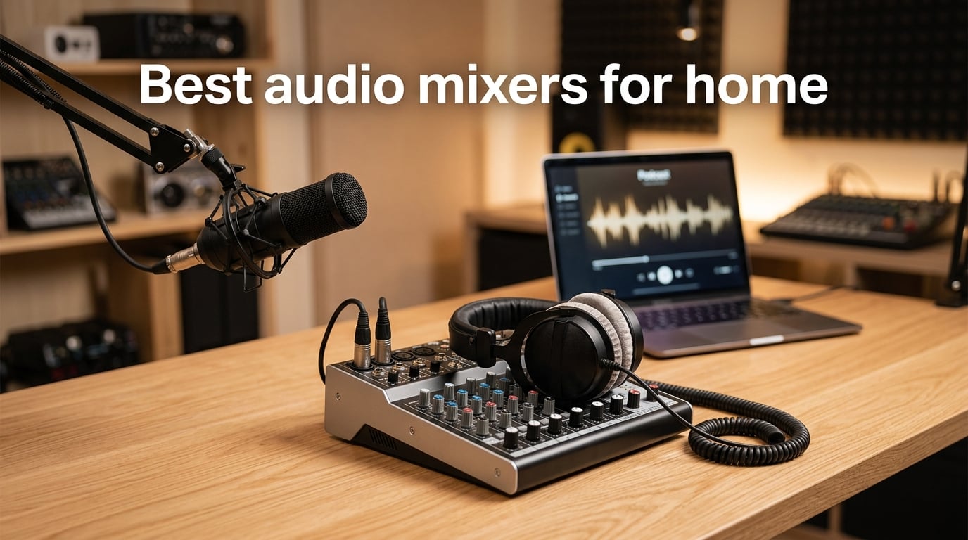 Best audio mixers for home