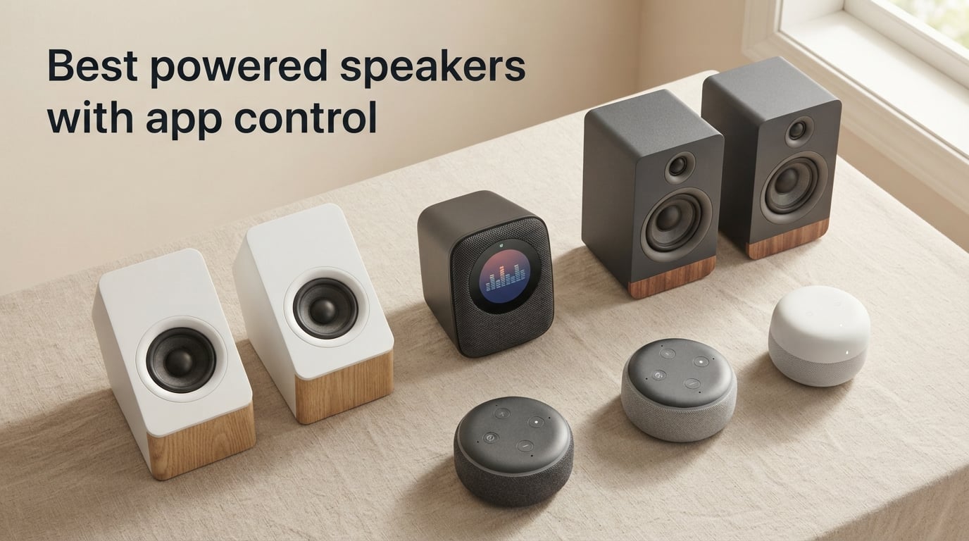 Best powered speakers with app control