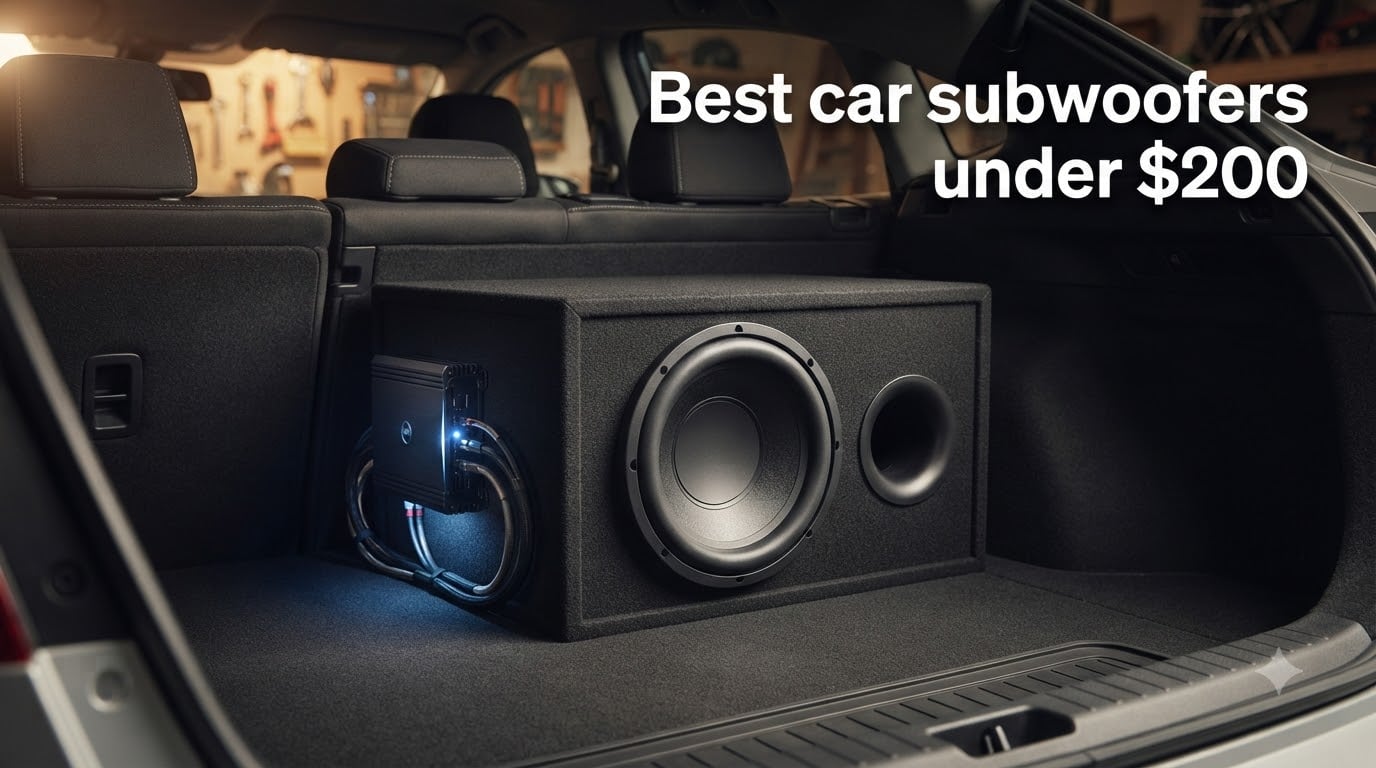 Best car subwoofers under $200