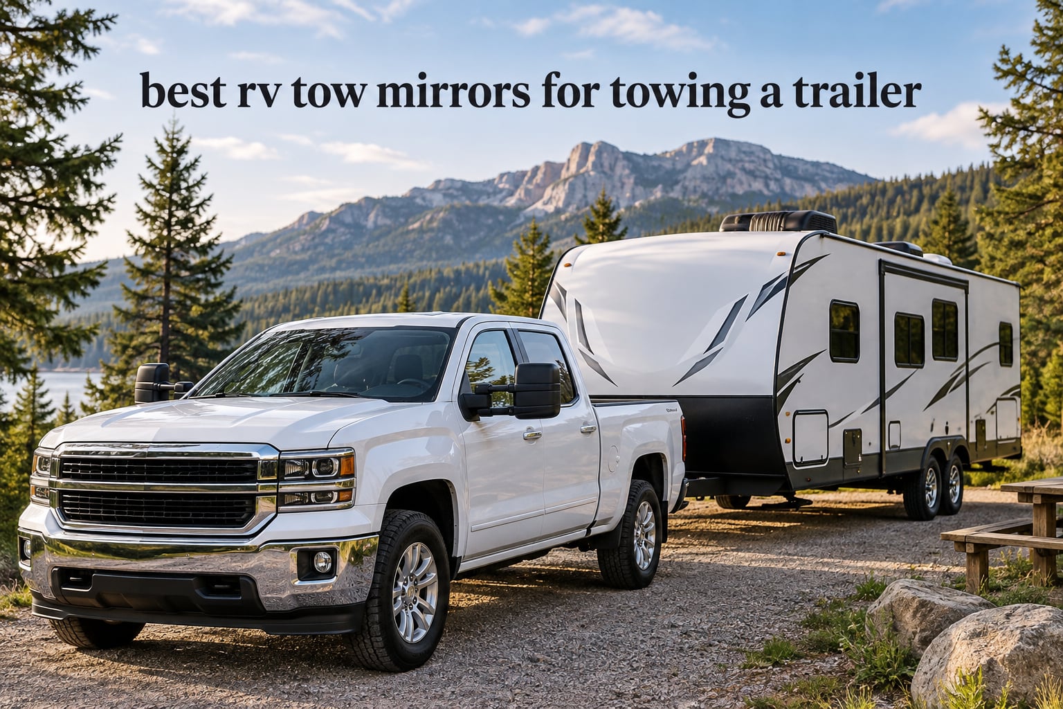 best rv tow mirrors for towing a trailer