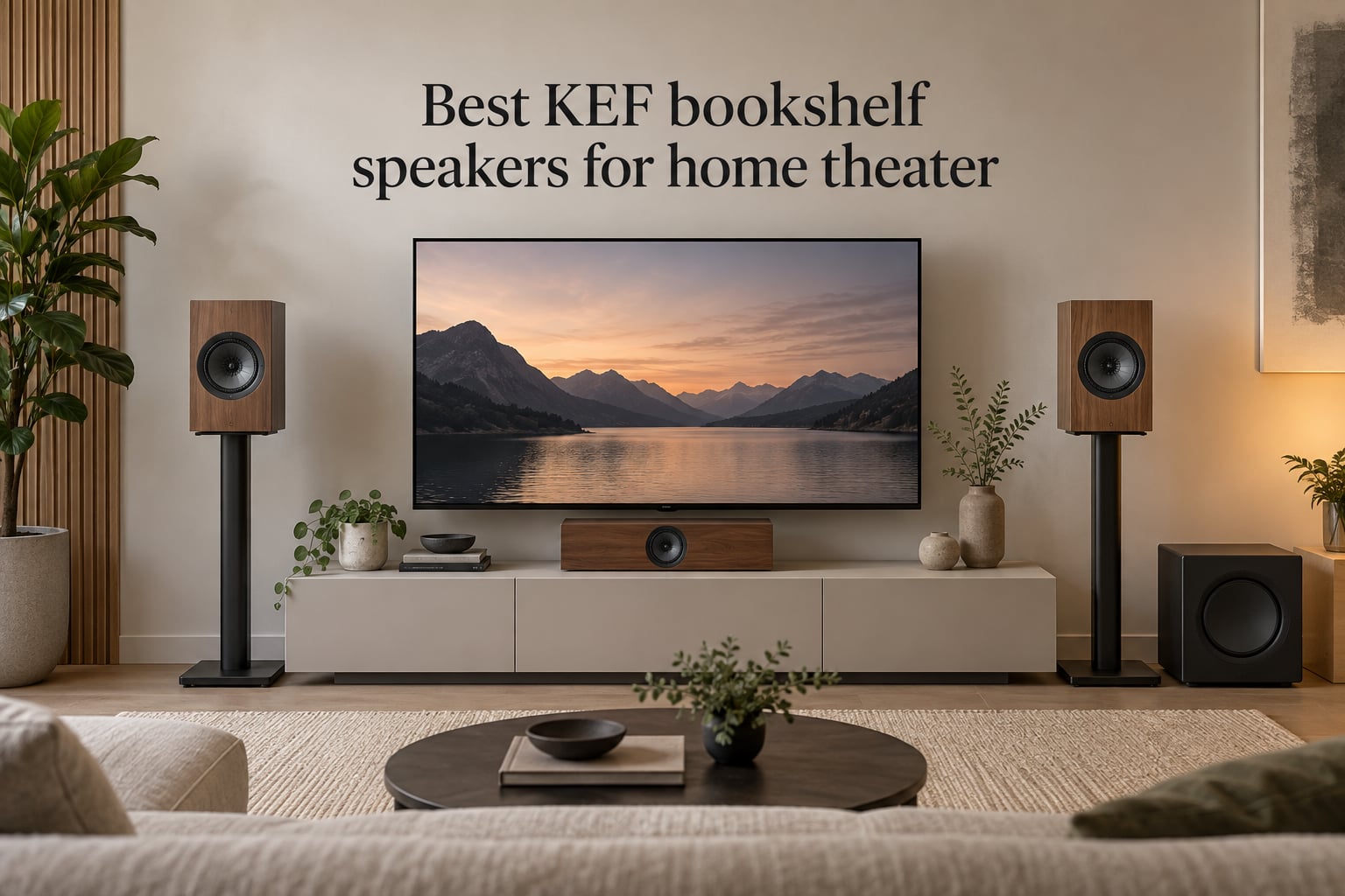 Best KEF bookshelf speakers for home theater