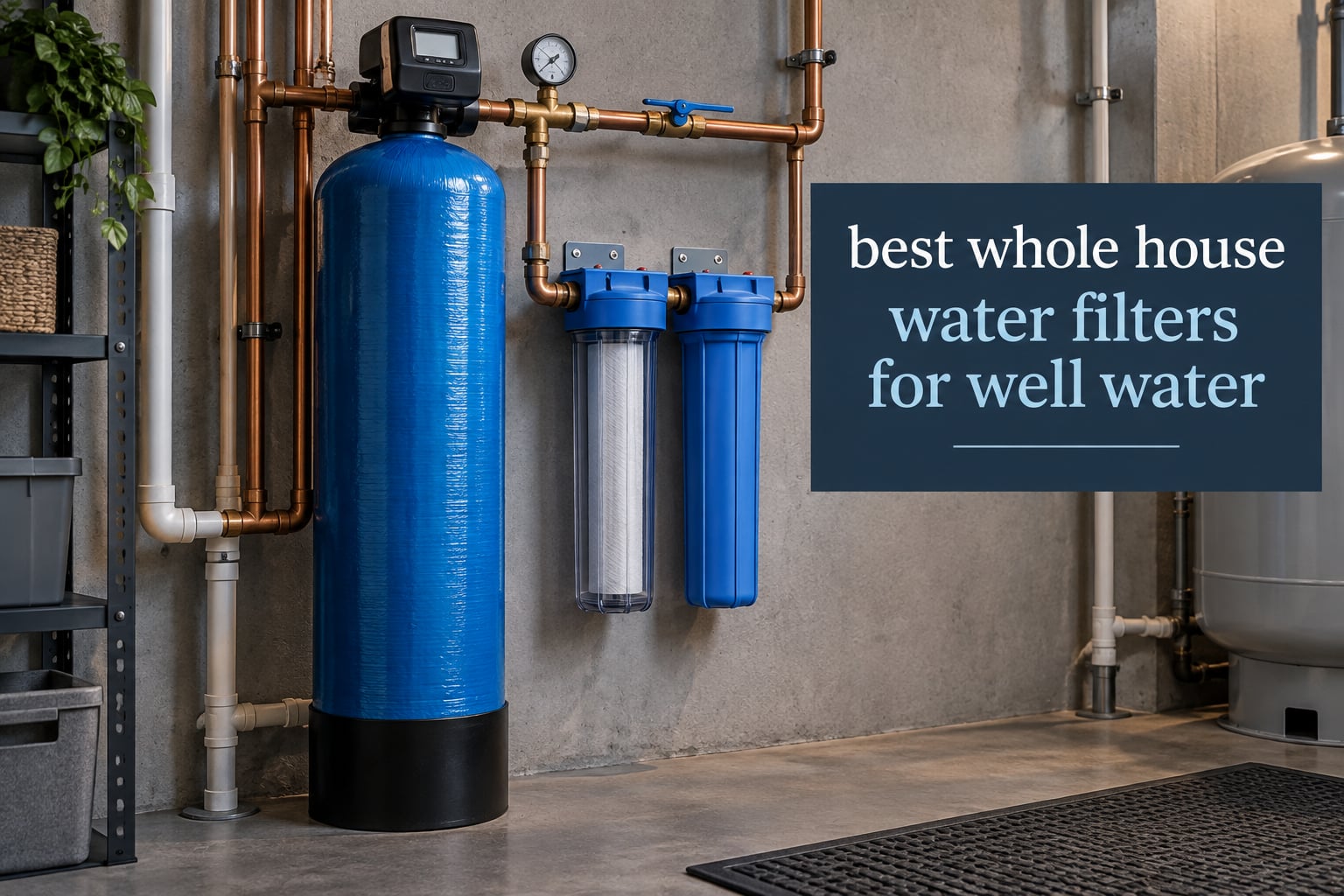best whole house water filters for well water