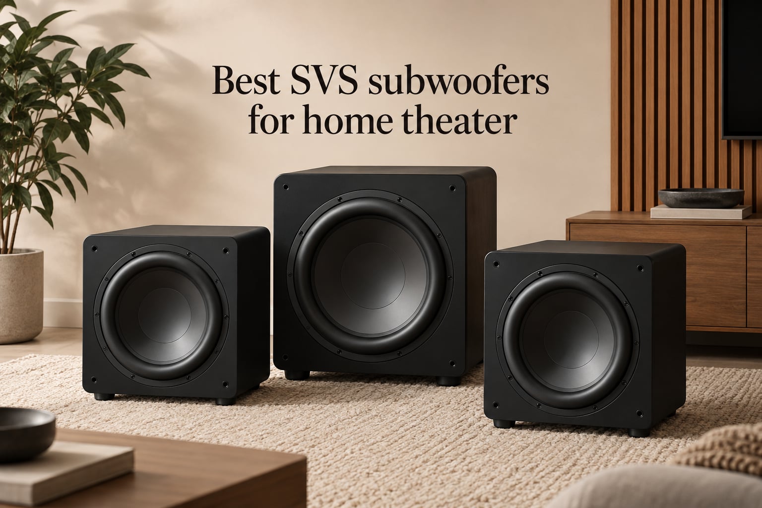 Best SVS subwoofers for home theater