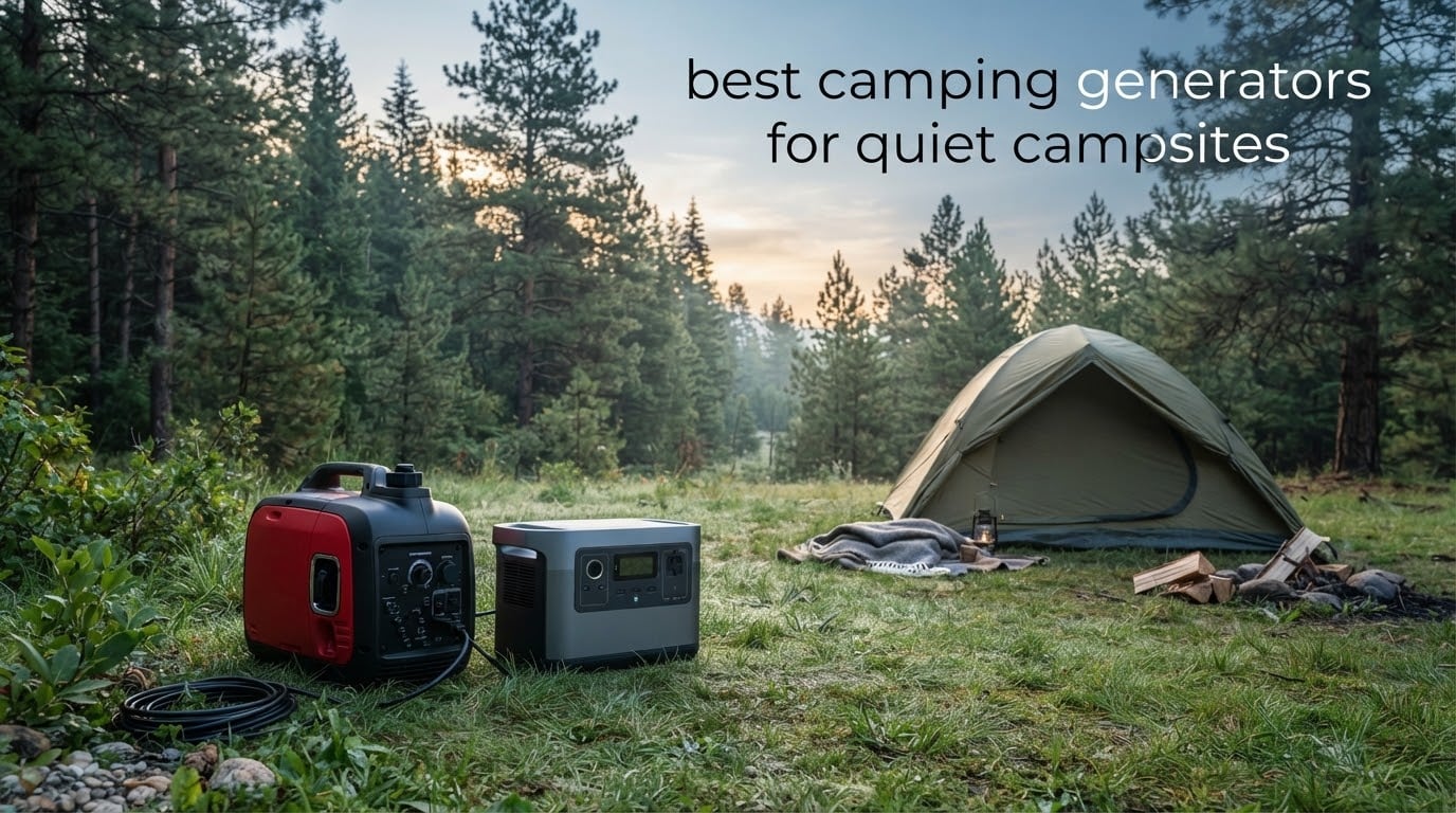 best camping generators for quiet campsites