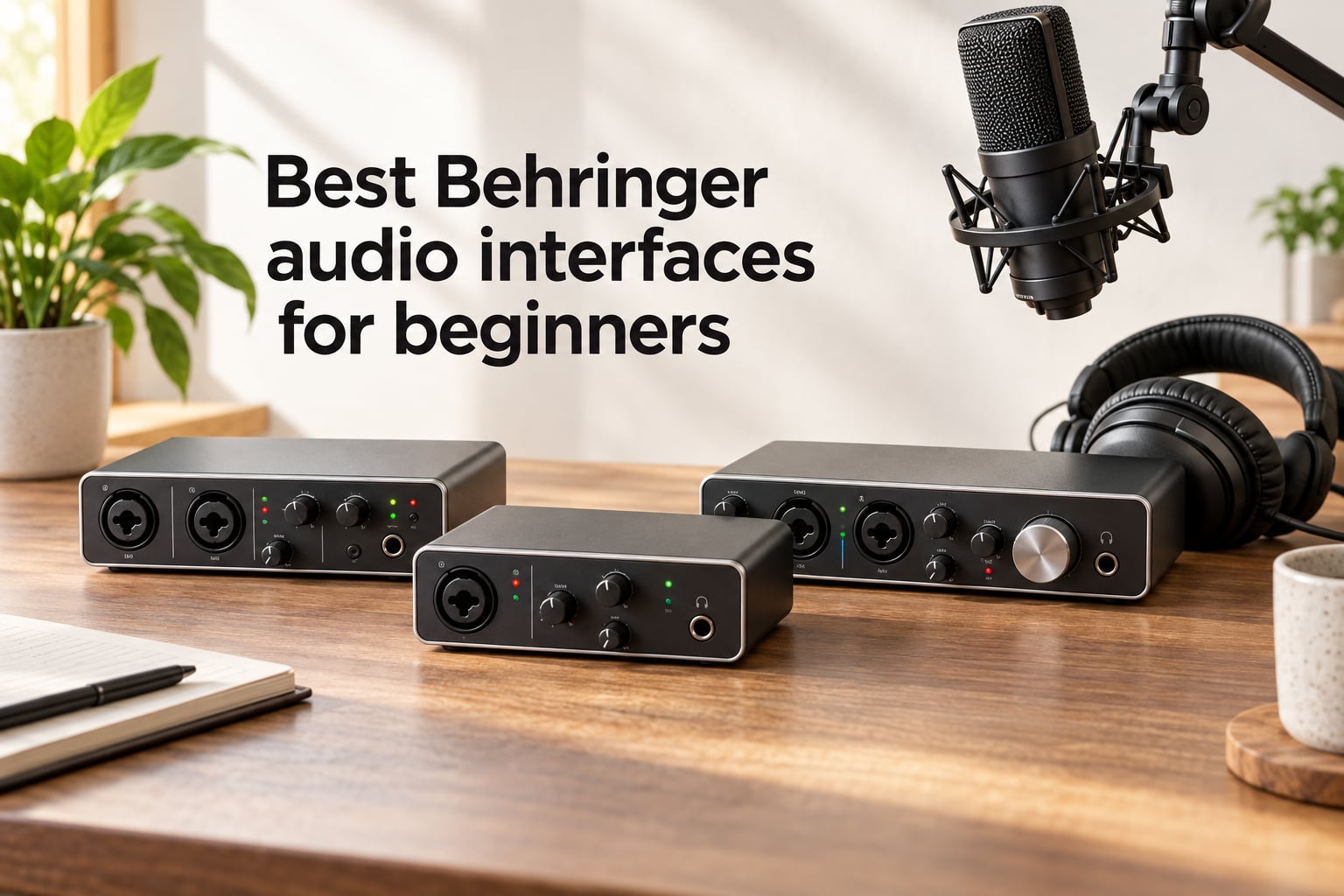 Best Behringer audio interfaces for beginners