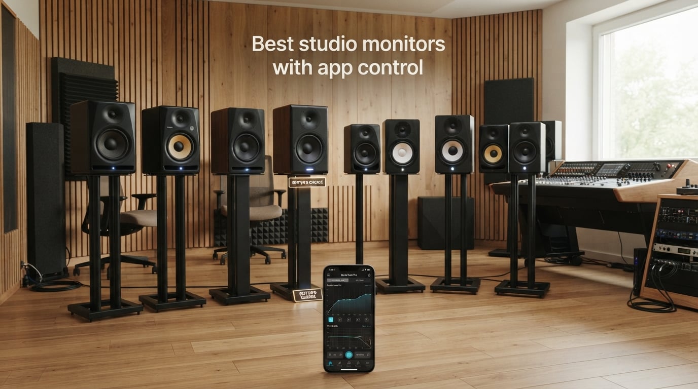 Best studio monitors with app control