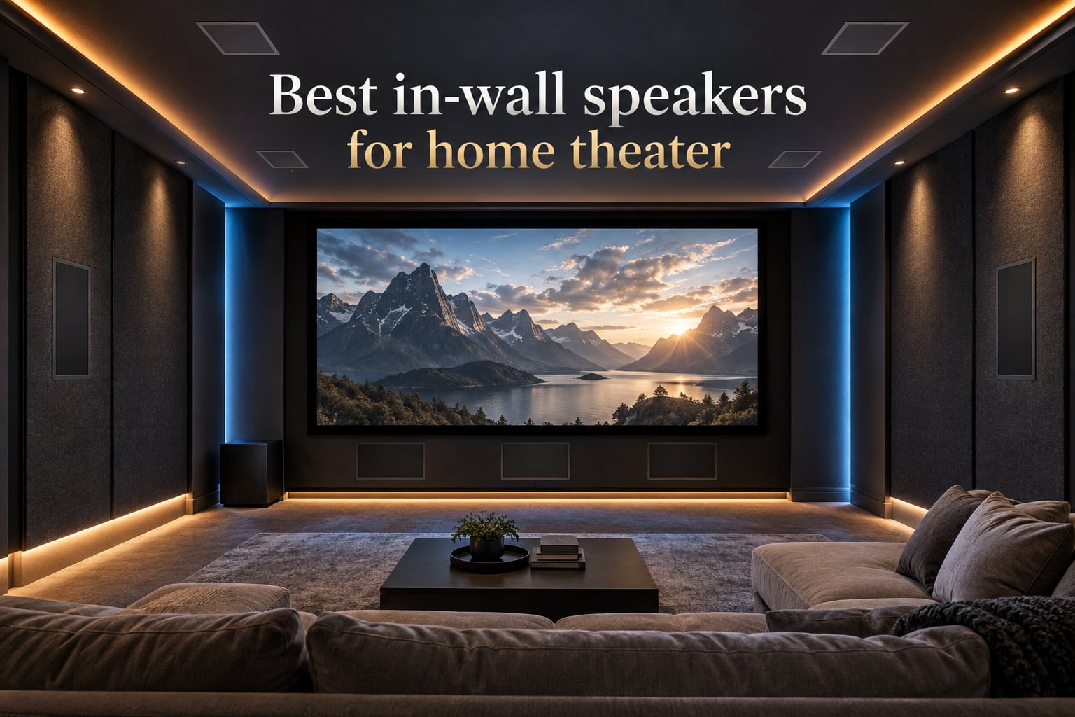 Best in-wall speakers for home theater