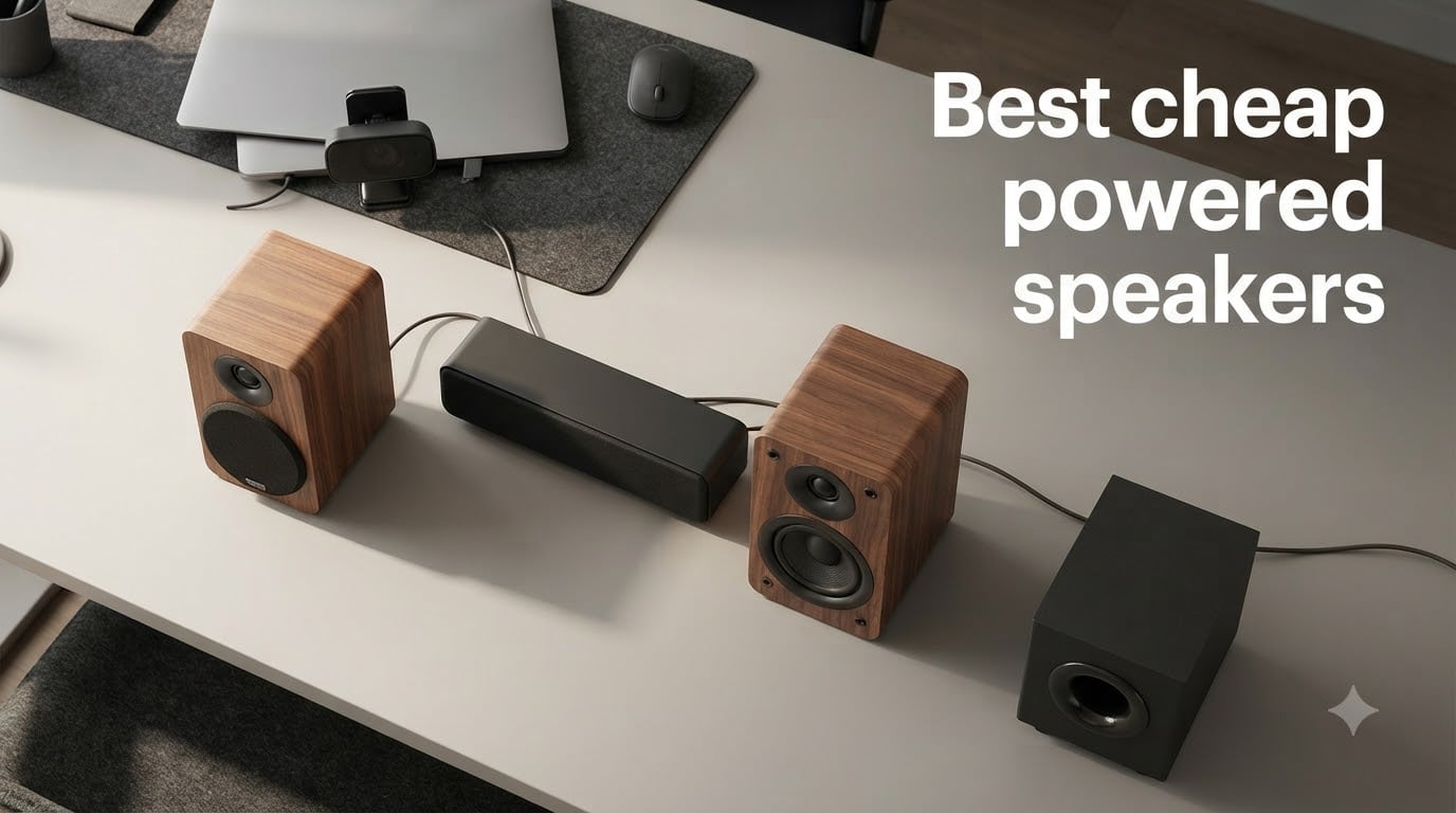Best cheap powered speakers