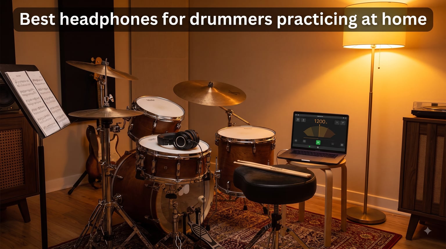Best headphones for drummers practicing at home