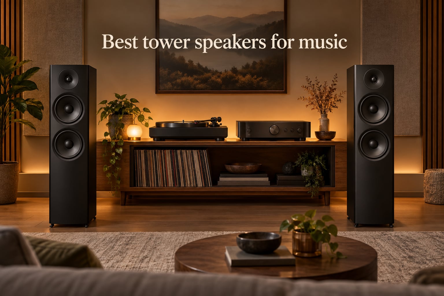 Best tower speakers for music