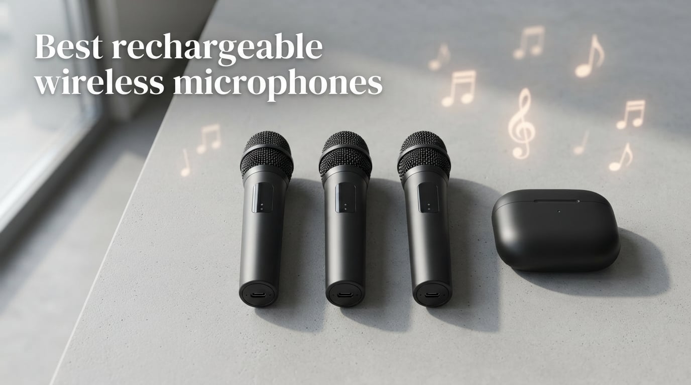 Best rechargeable wireless microphones