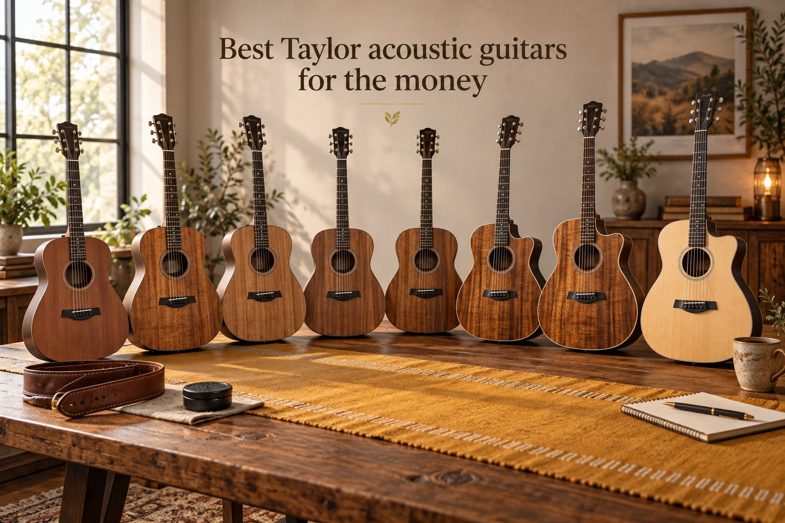 Best Taylor acoustic guitars for the money