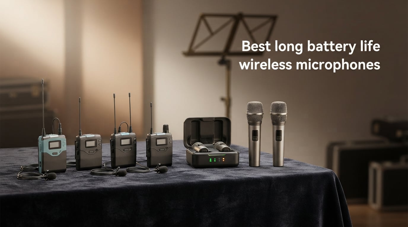 Best long battery life wireless microphones