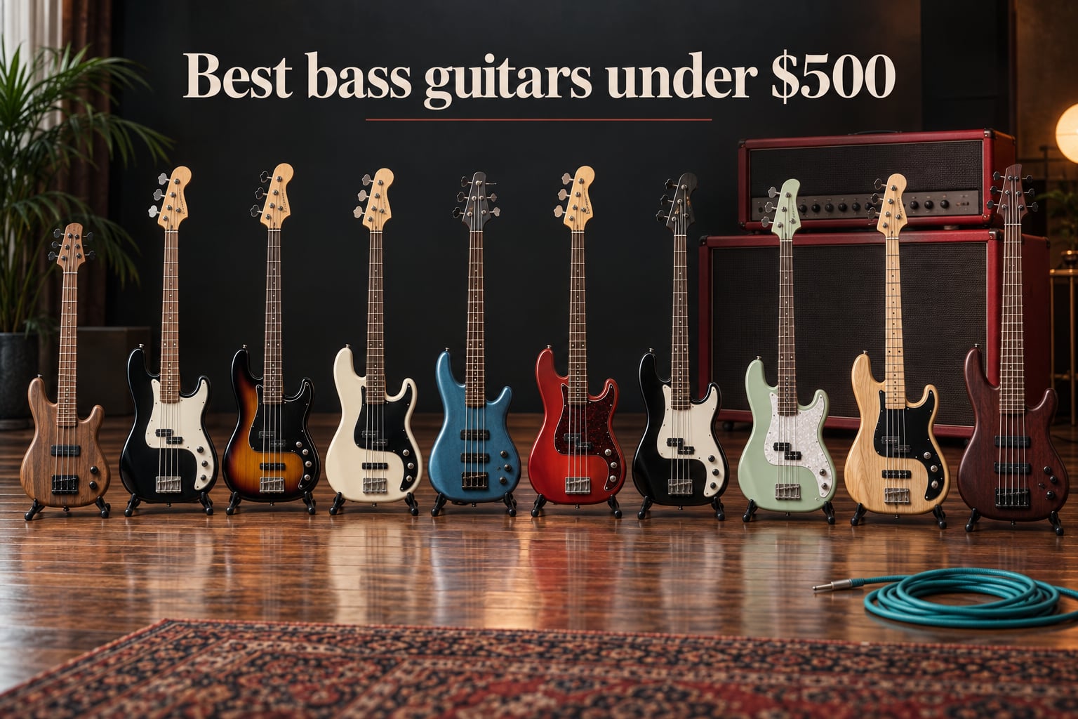 Best bass guitars under $500