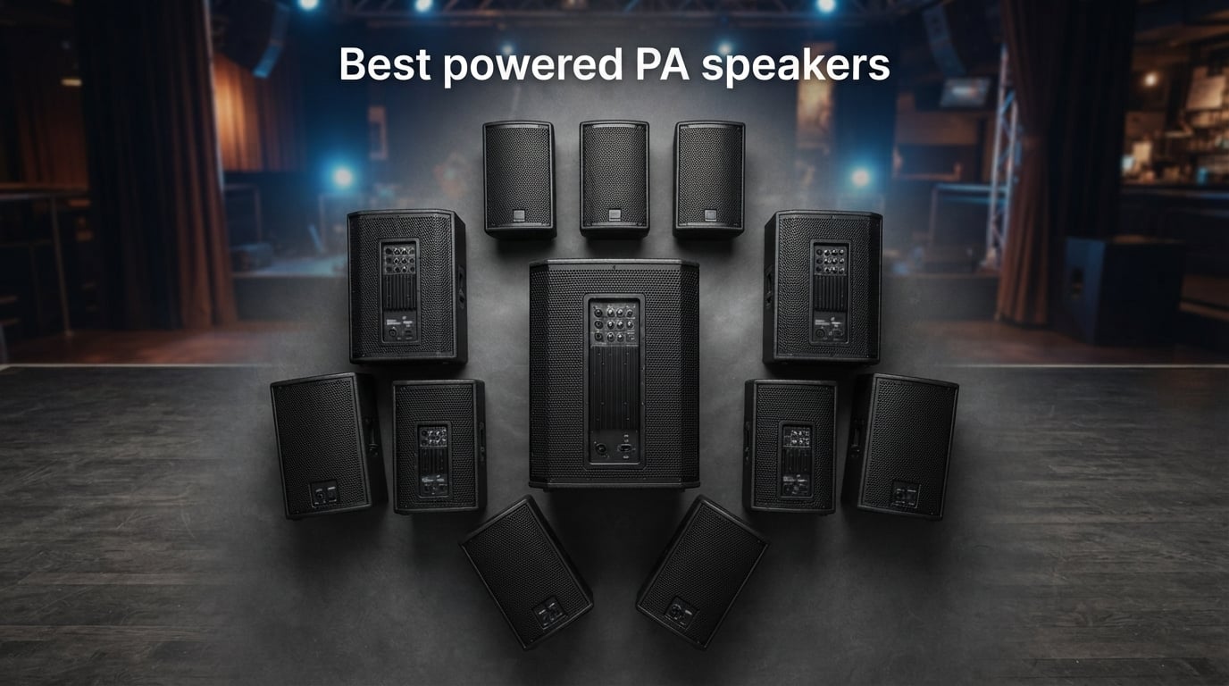 Best powered PA speakers
