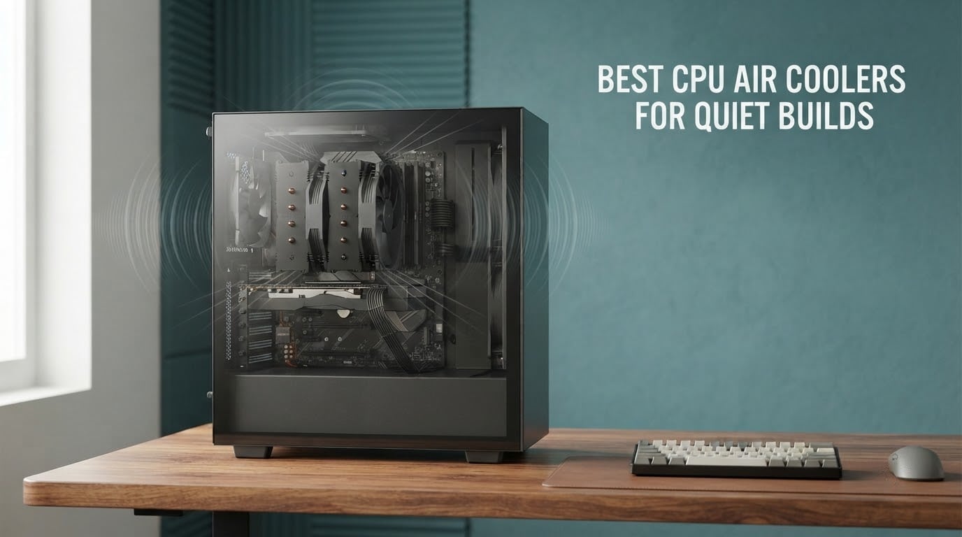 best cpu air coolers for quiet builds