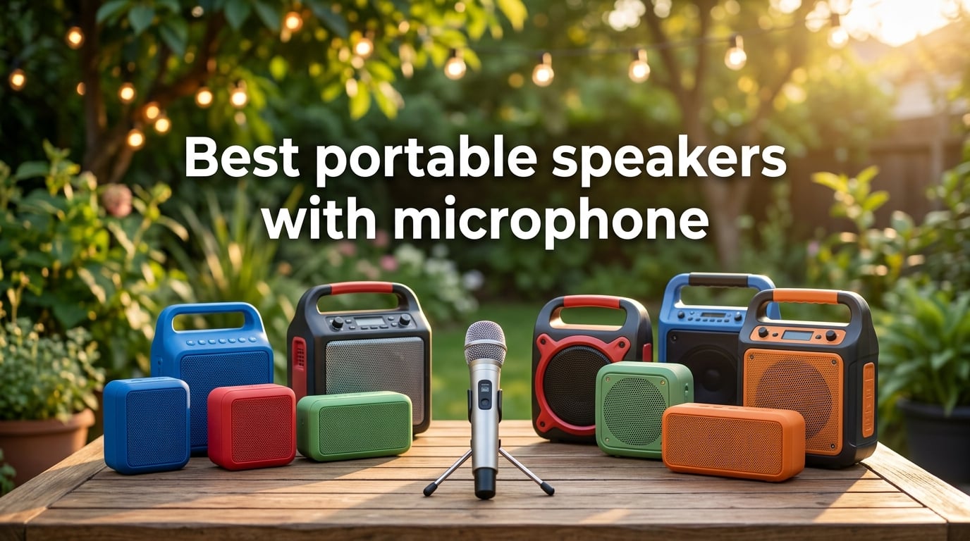 Best portable speakers with microphone