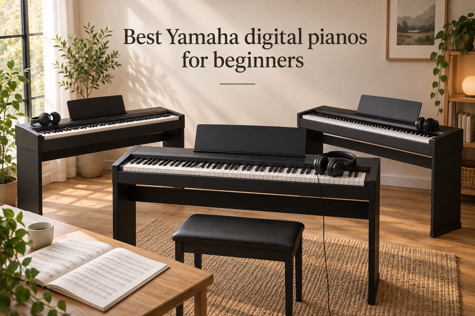Best Yamaha digital pianos for beginners