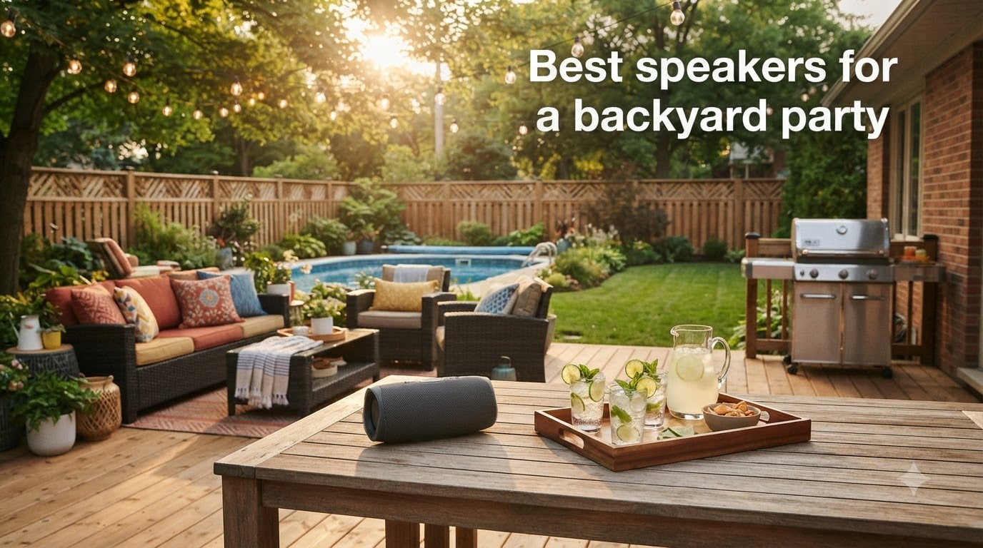 Best speakers for a backyard party