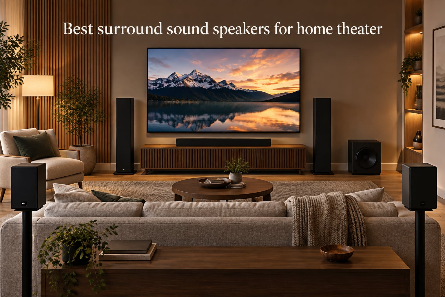 Best surround sound speakers for home theater