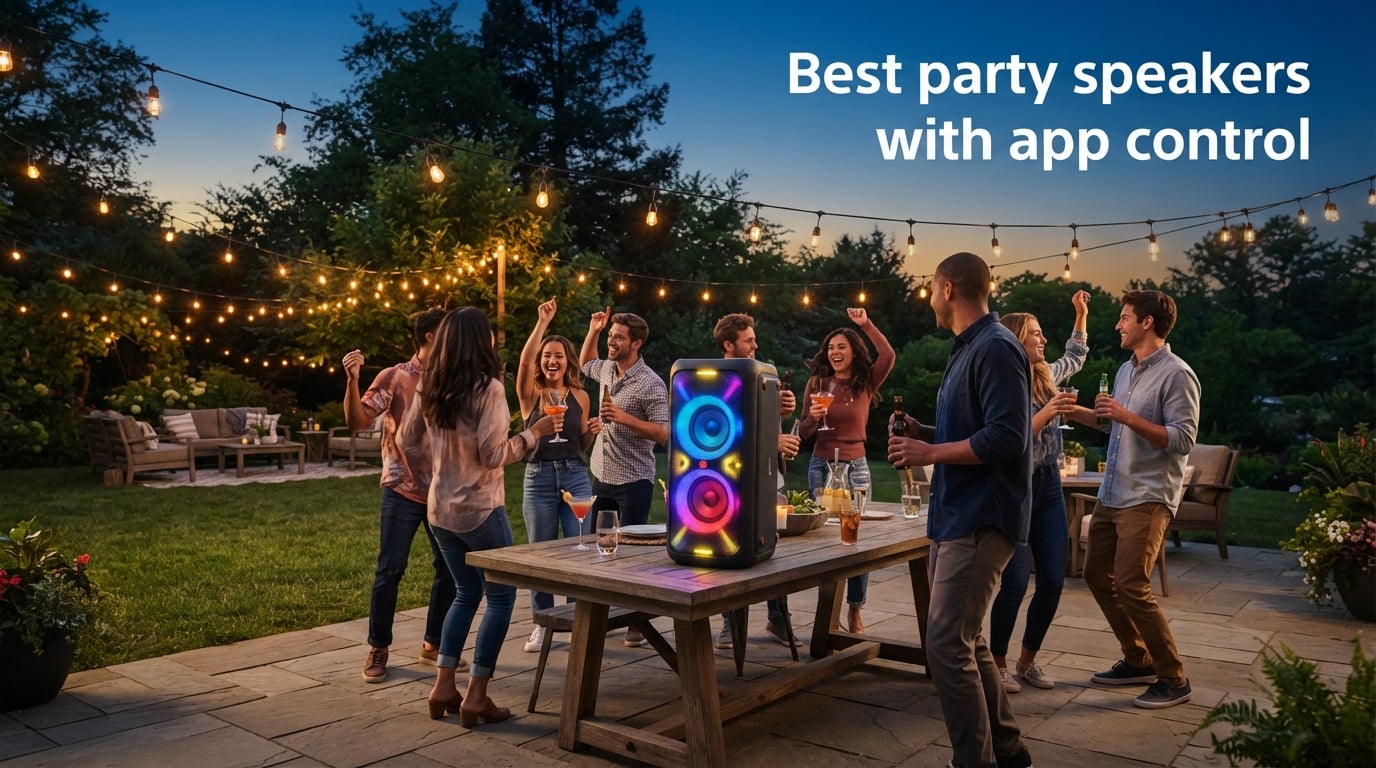 Best party speakers with app control