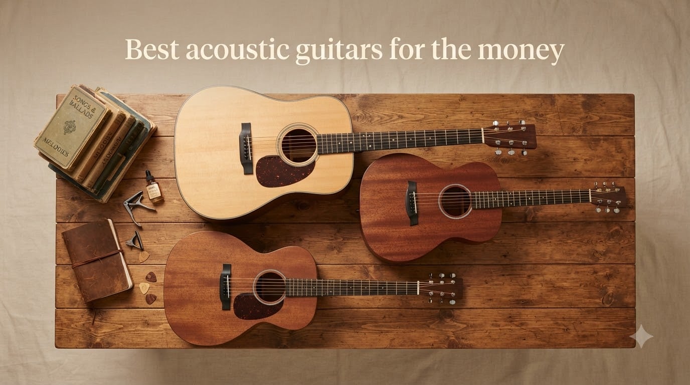 Best acoustic guitars for the money