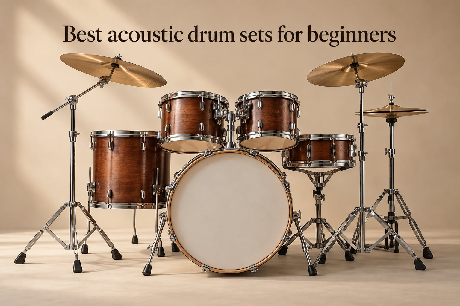 Best acoustic drum sets for beginners