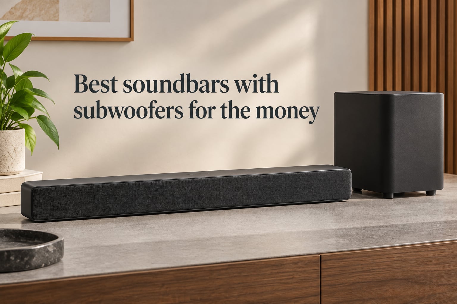 Best soundbars with subwoofers for the money