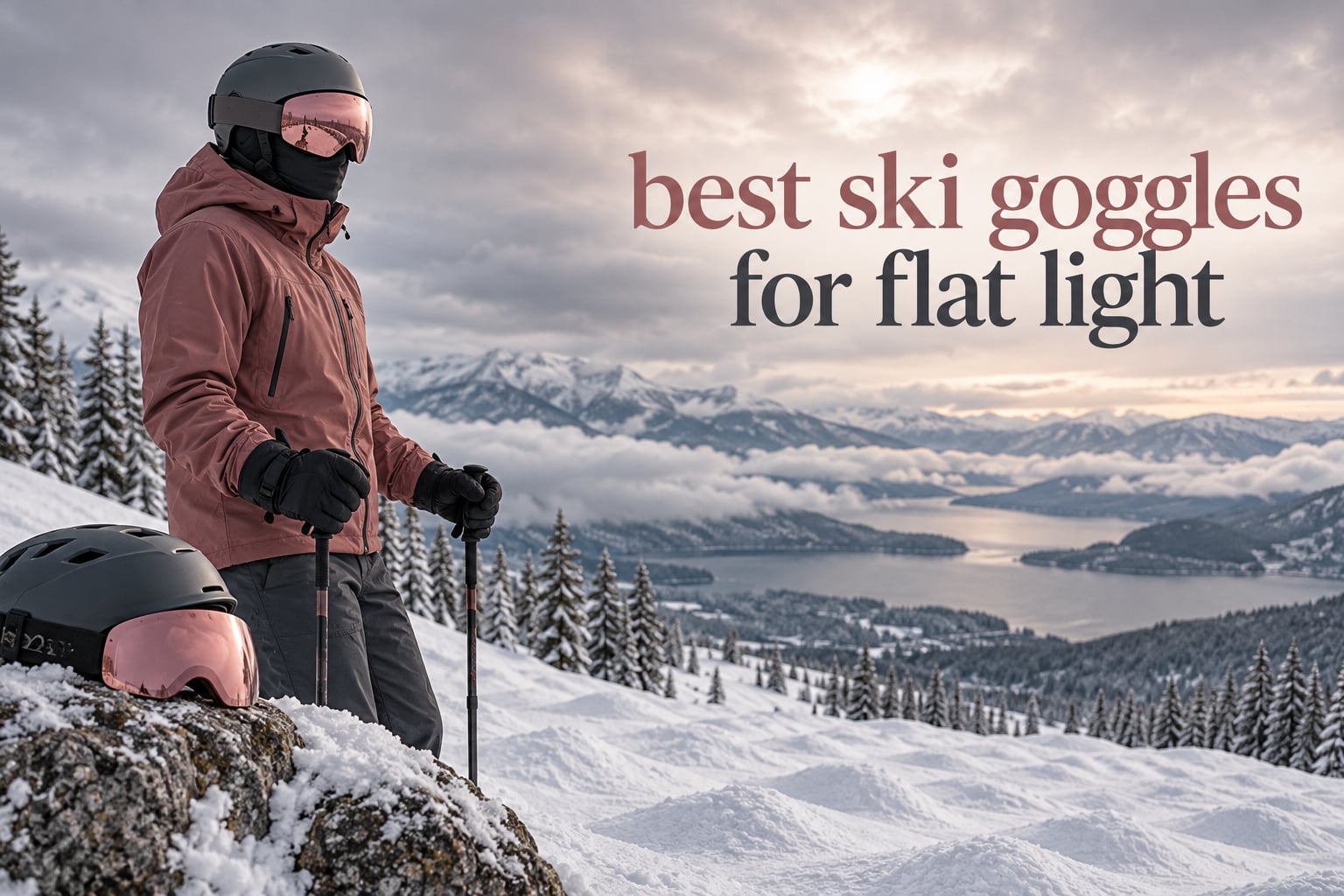 best ski goggles for flat light