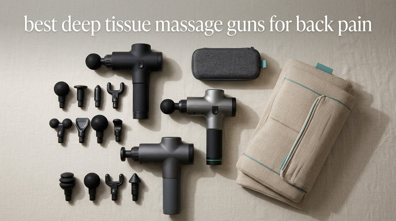 best deep tissue massage guns for back pain