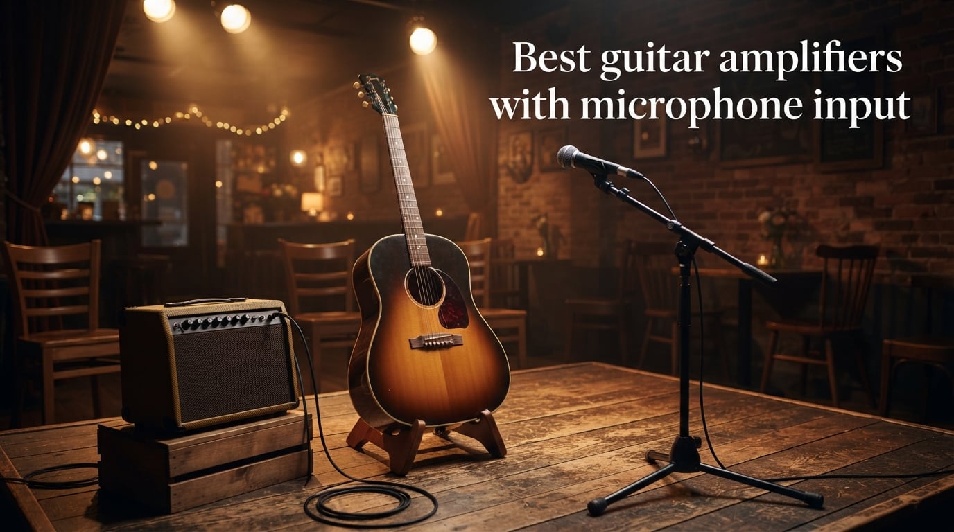 Best guitar amplifiers with microphone input