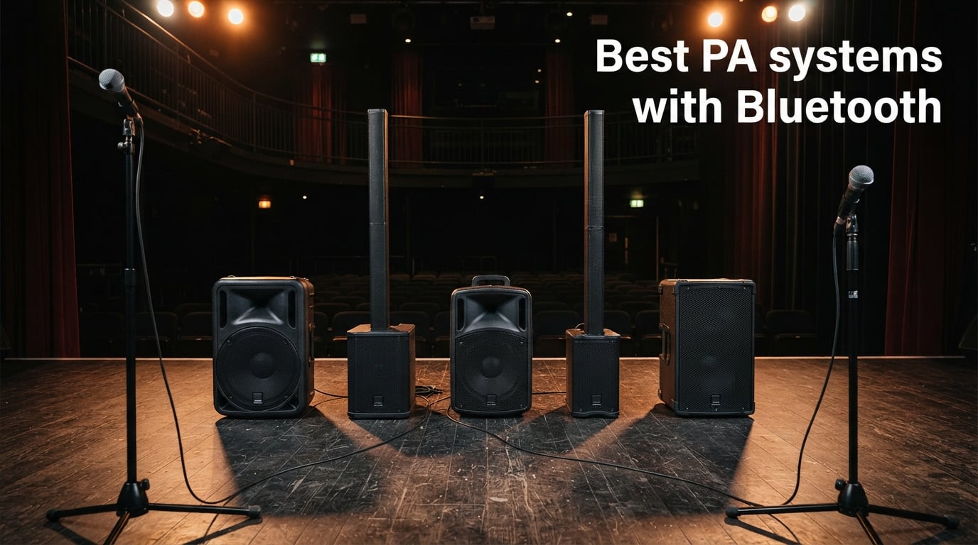 Best PA systems with Bluetooth