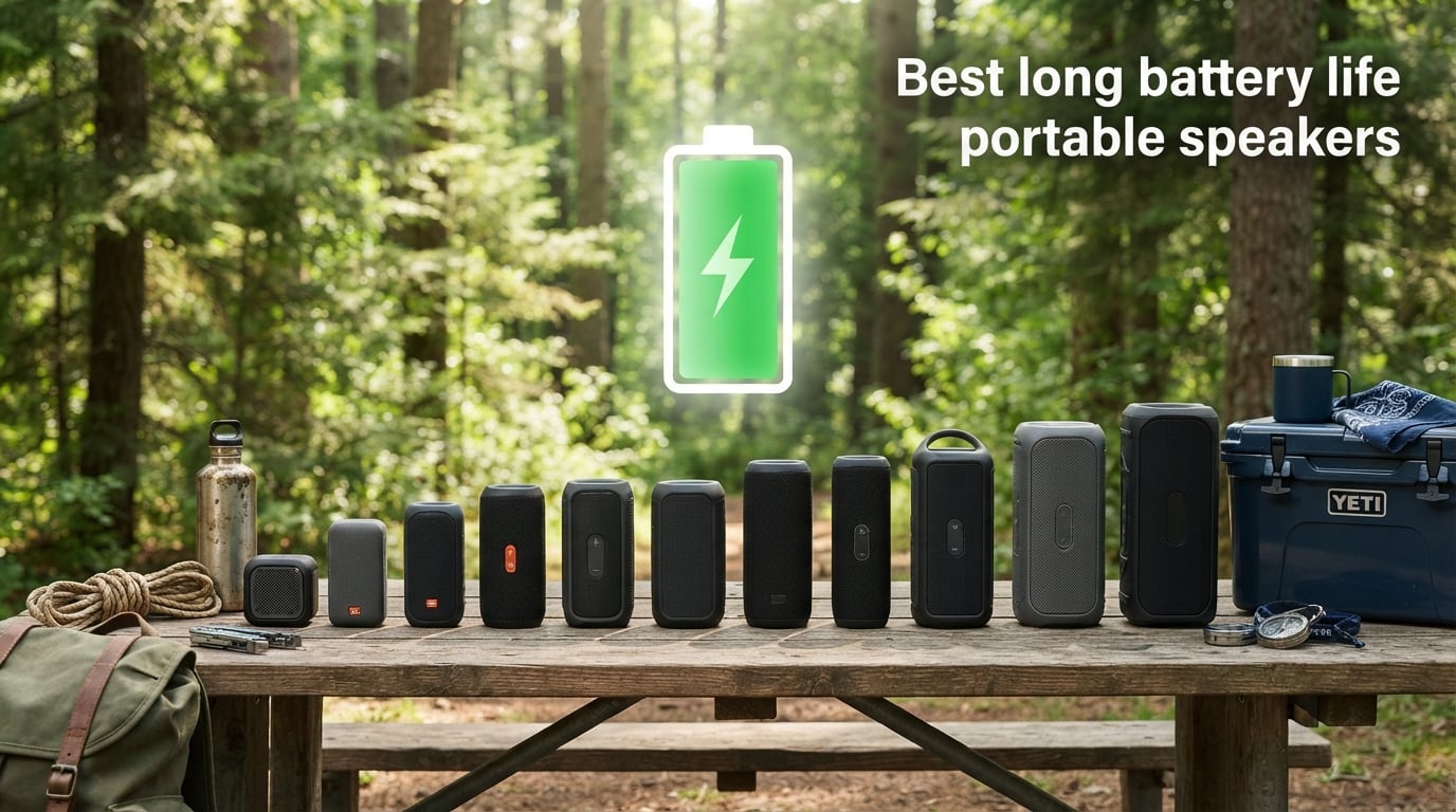 Best long battery life portable speakers