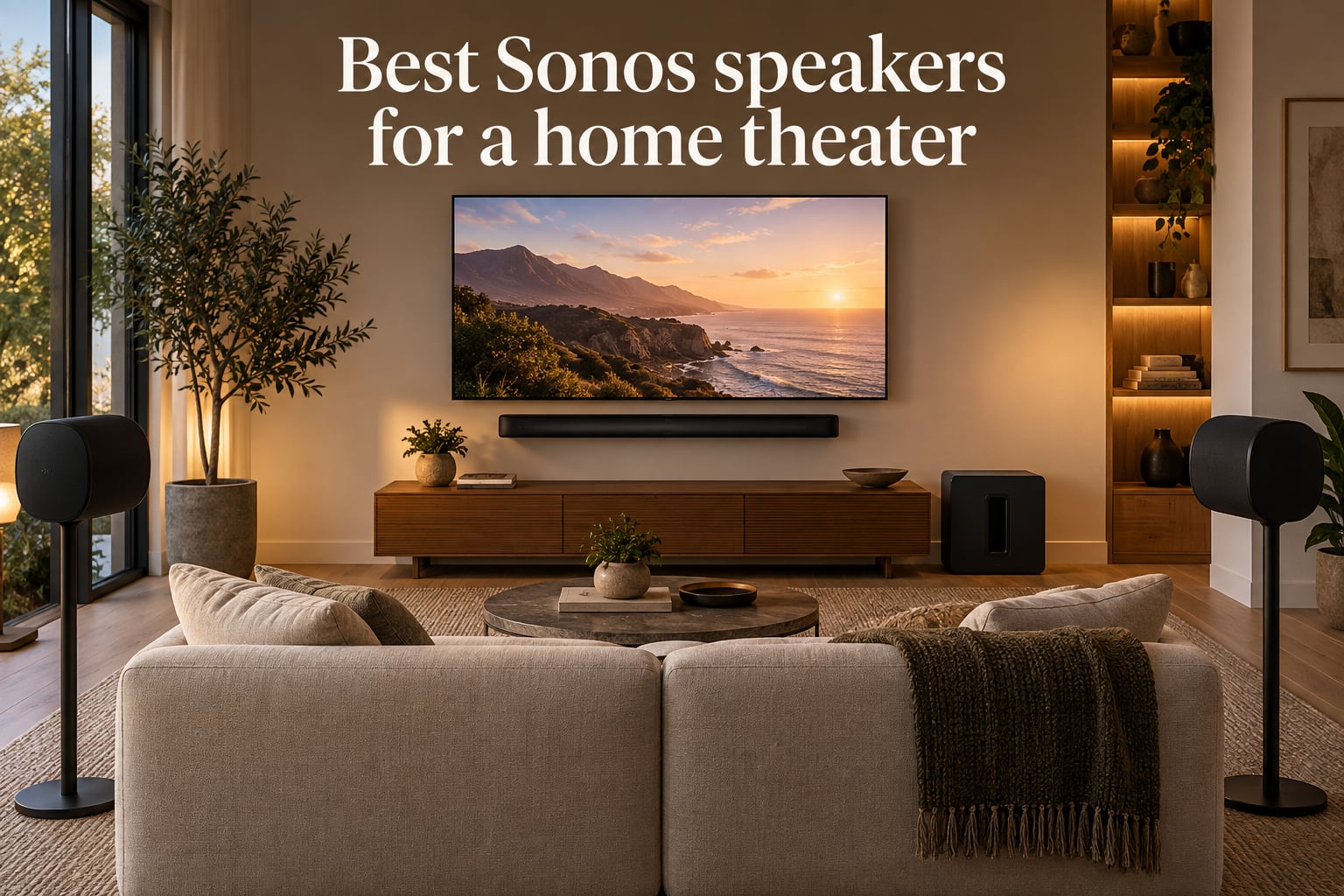 Best Sonos speakers for a home theater