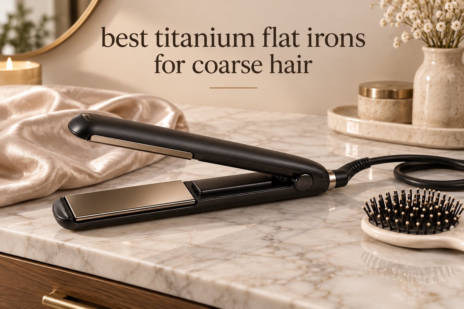 best titanium flat irons for coarse hair