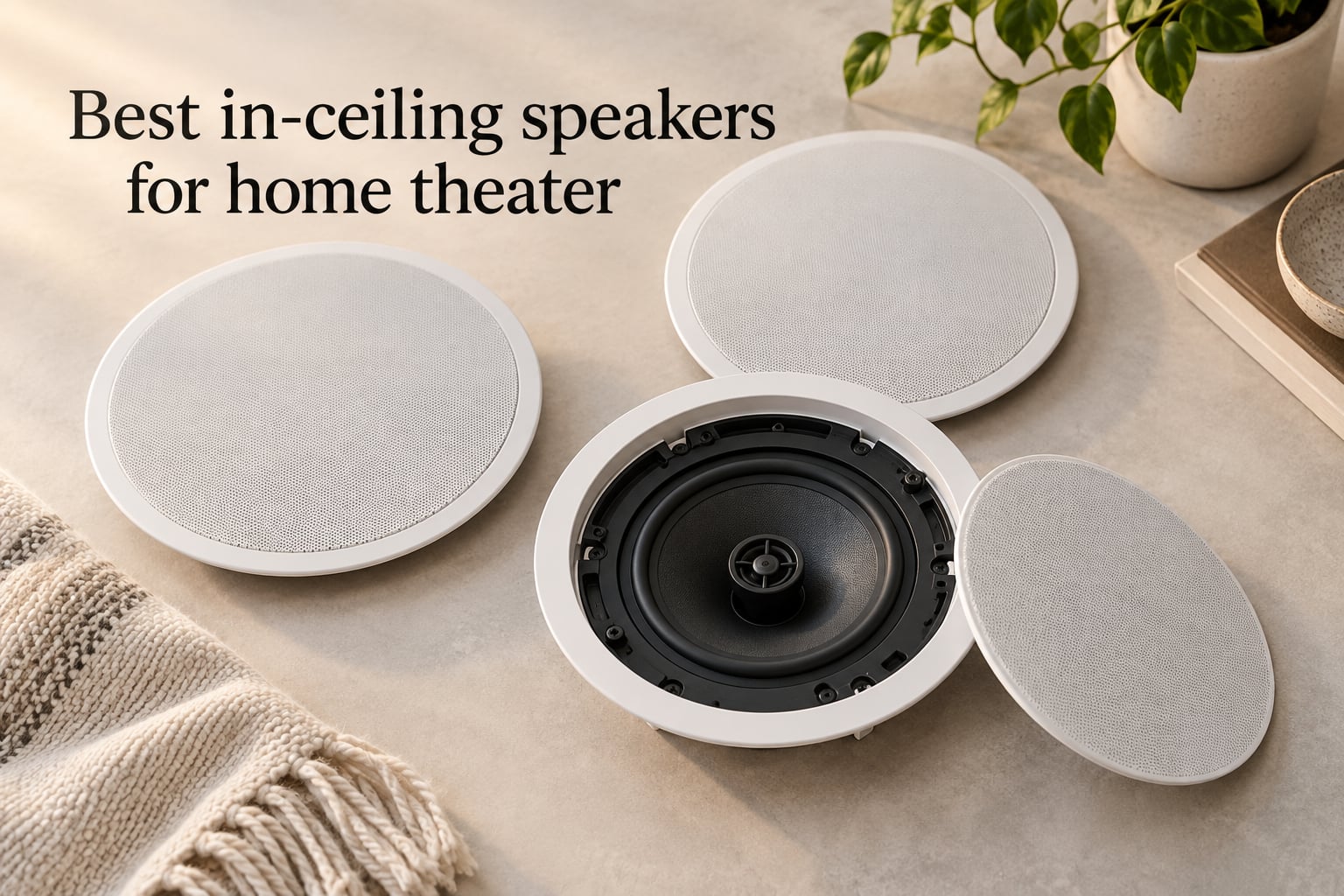 Best in-ceiling speakers for home theater