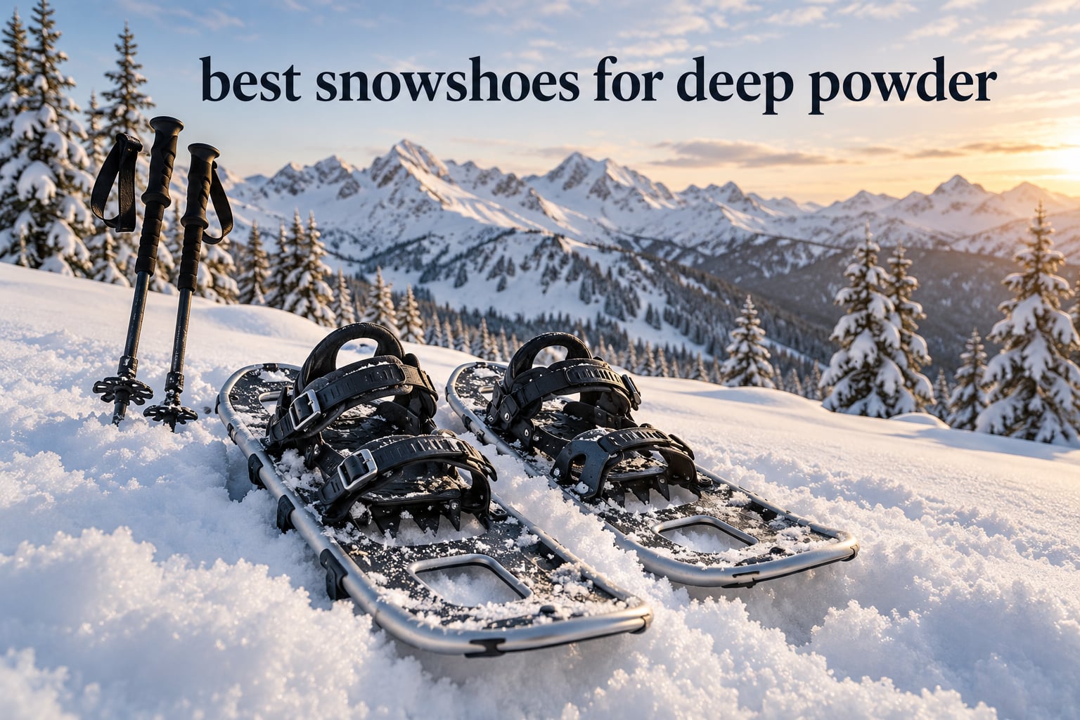 best snowshoes for deep powder