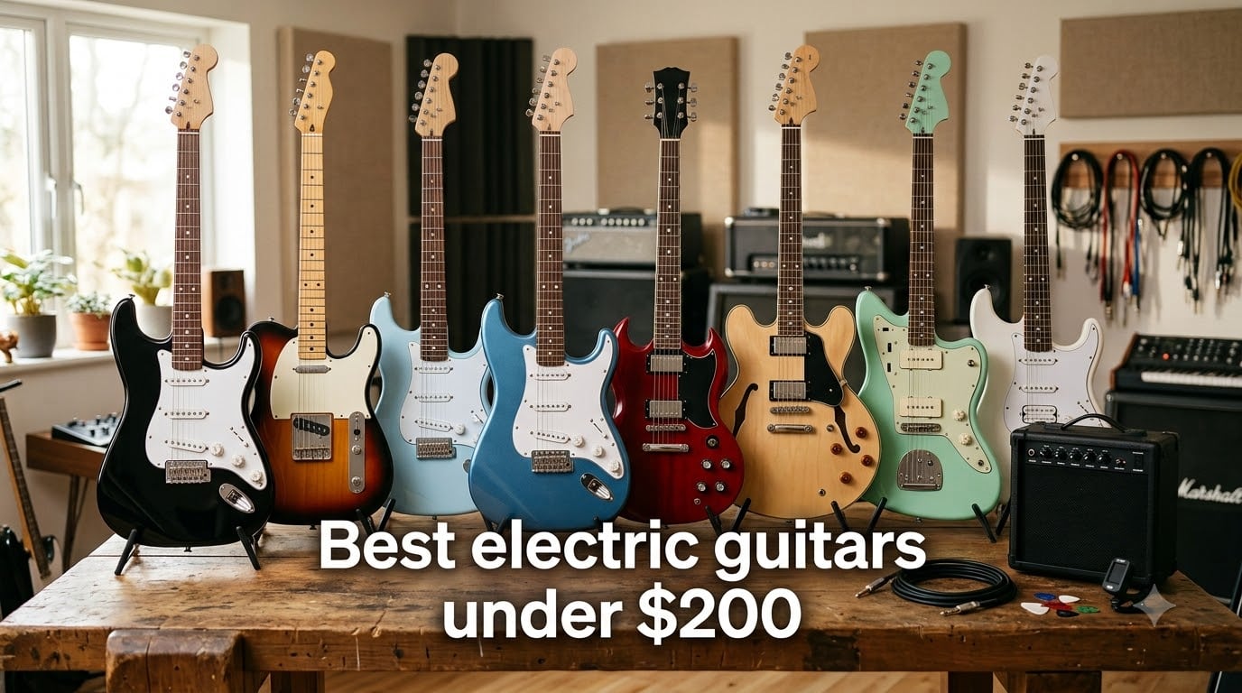 Best electric guitars under $200