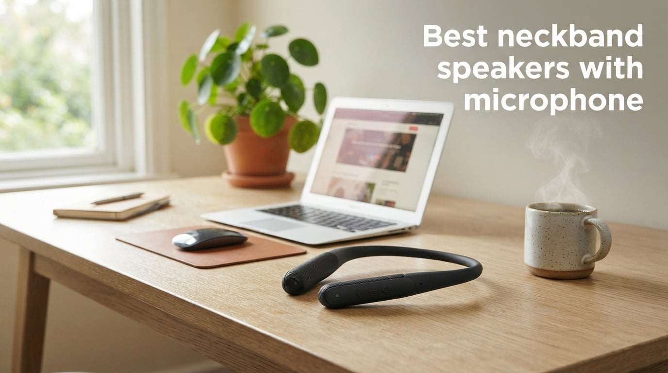 Best neckband speakers with microphone