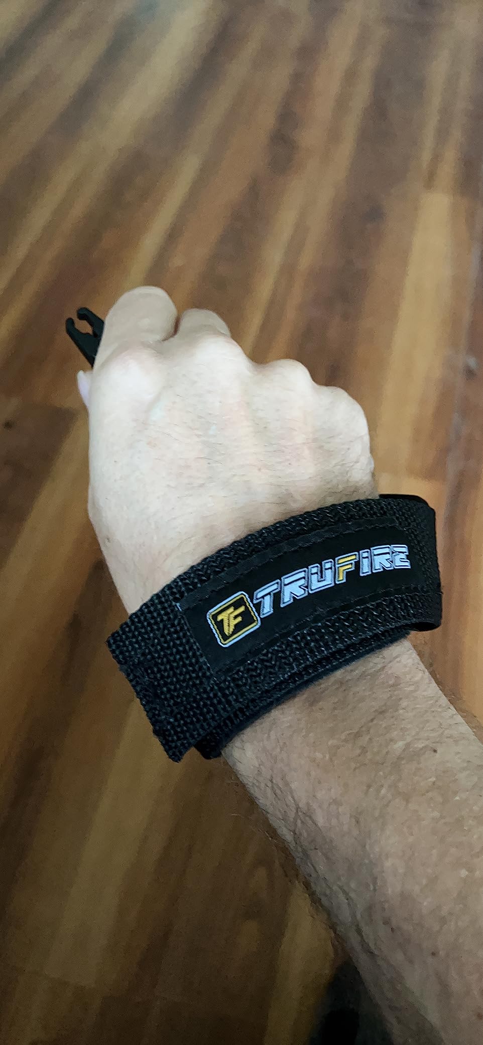 Tru-Fire Patriot Archery Compound Bow Release - Adjustable Black Wrist Strap customer photo 2