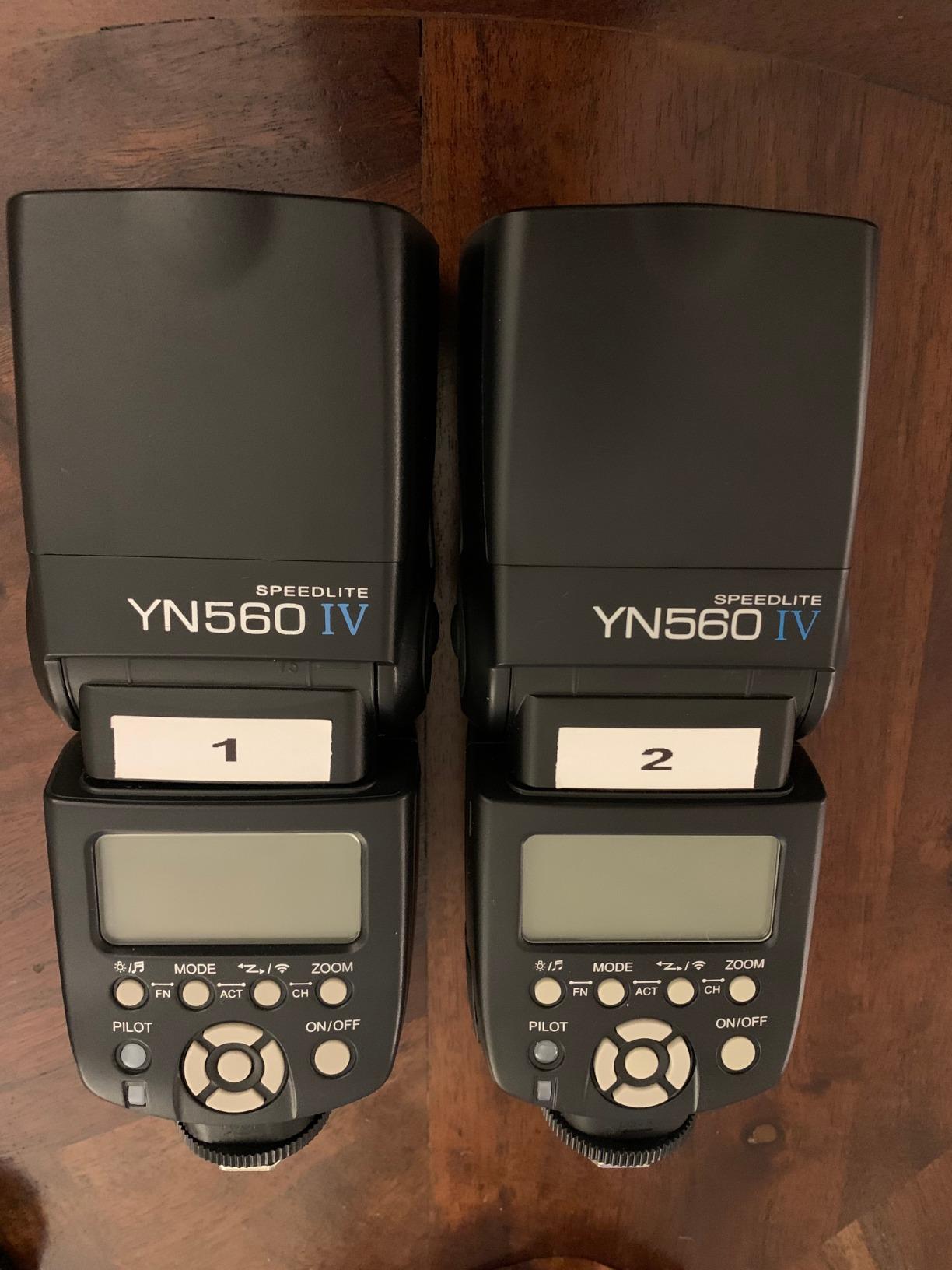 YONGNUO YN560 IV Universal Flash Speedlite, GN58 2.4G Hot Shoe Mount customer photo 1
