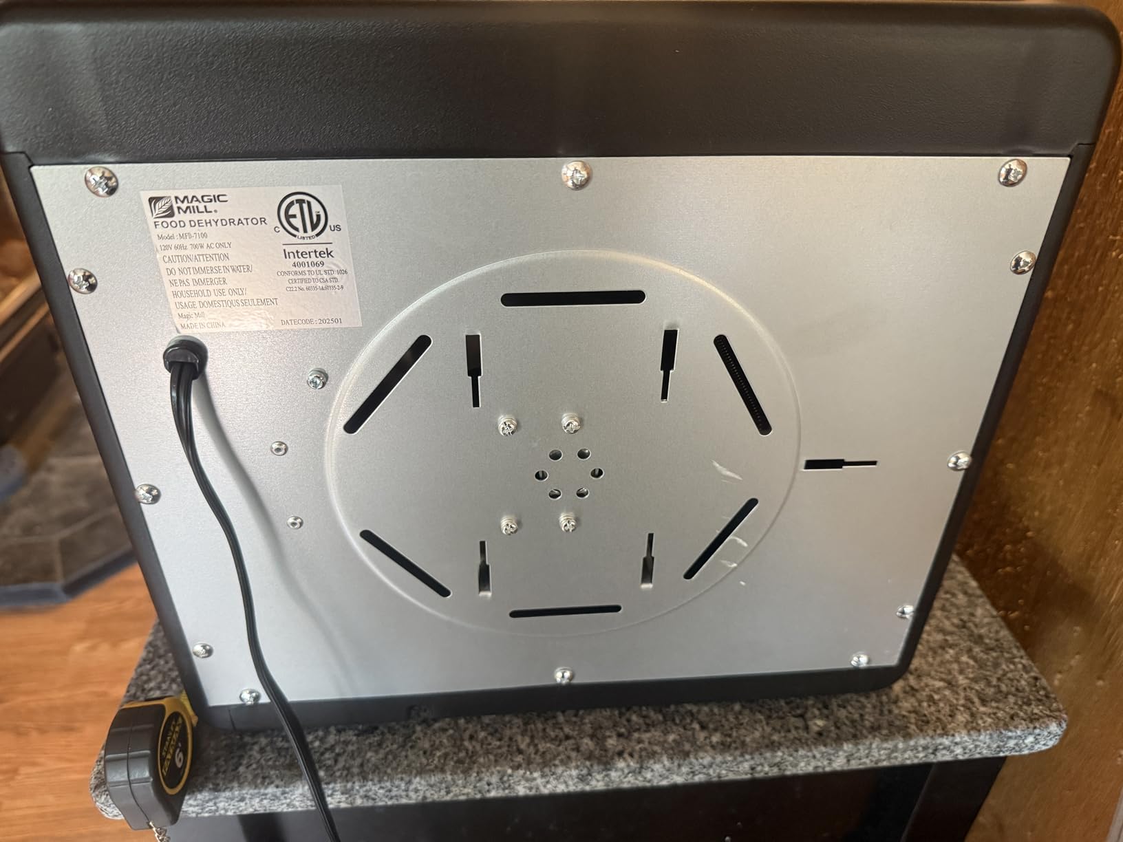 Magic Mill Premium Food Dehydrator Machine (10 Extra-Large Stainless Steel Trays) 700W Dryer for Beef Jerky, Fruits, Vegetables, Dog Treats, 48 Hour Digital Timer - 95°-167° Temperature Control customer photo 2