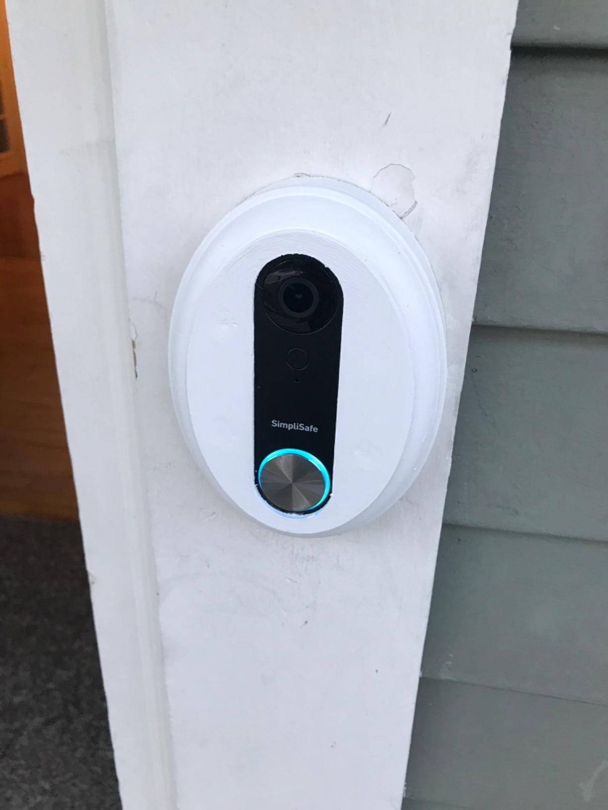 SimpliSafe Wired Doorbell,1080p - Compatible with SimpliSafe Home Security System - Latest Gen customer photo 1