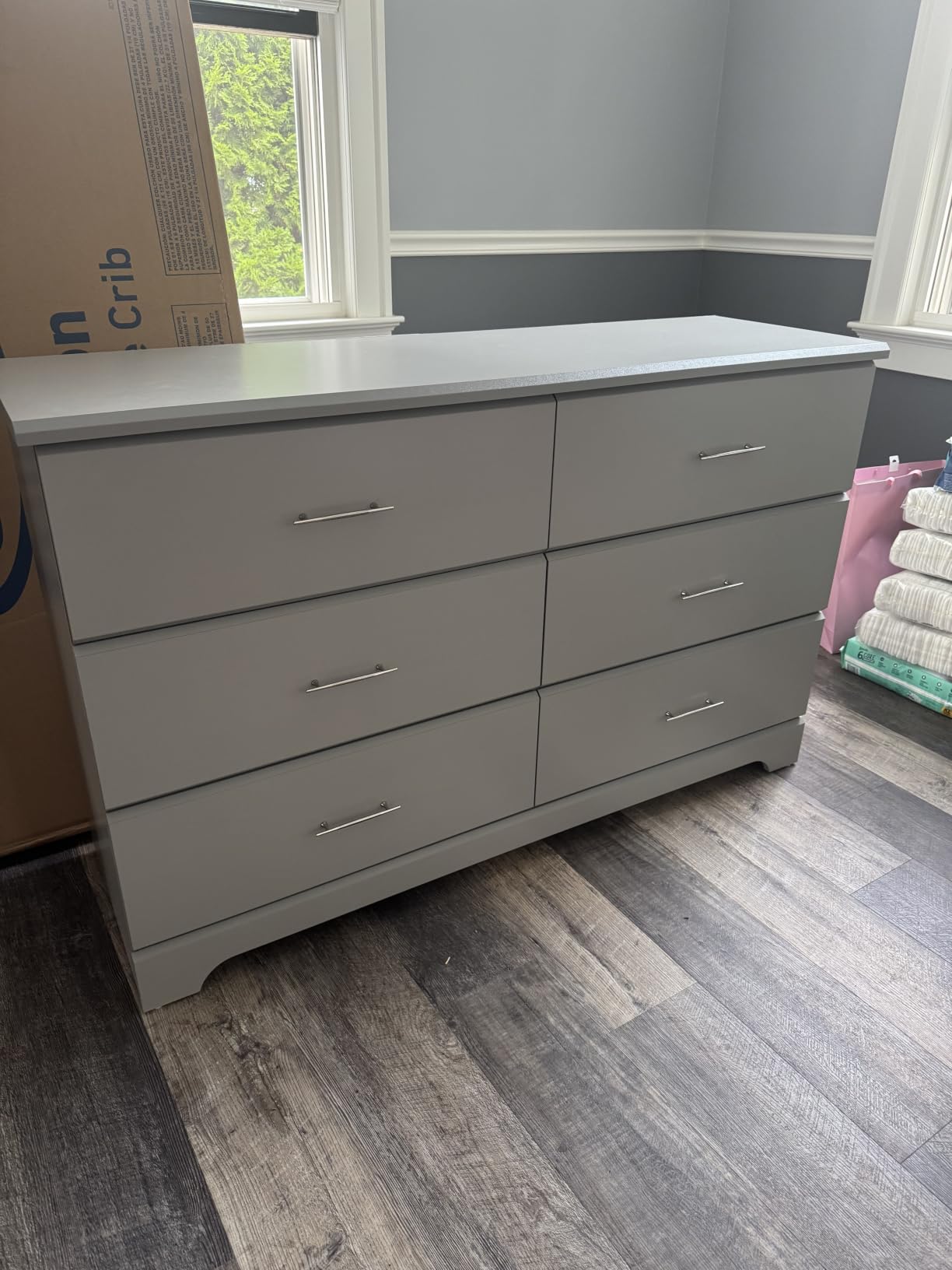 Storkcraft Brookside 2 Drawer Changing Table Dresser, White customer photo 1